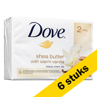 Dove Aanbieding: 6x Dove zeepblok Shea Butter (2 x 100 gram)  SDO00468