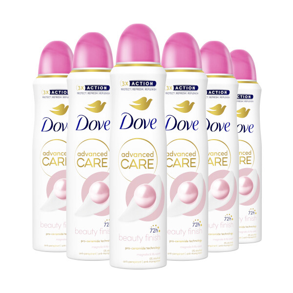 Aanbieding: Dove Advanced Care Beauty Finish Deodorant Spray (6 stuks à 150 ml) SDO00684 - 2