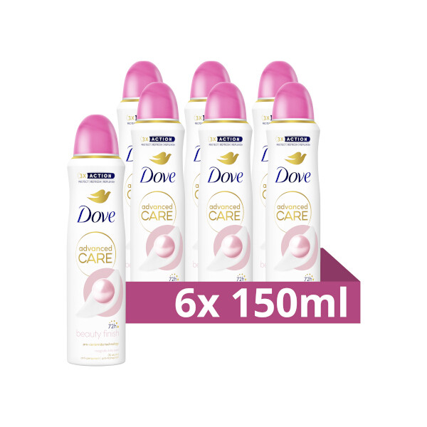 Aanbieding: Dove Advanced Care Beauty Finish Deodorant Spray (6 stuks à 150 ml) SDO00684 - 1