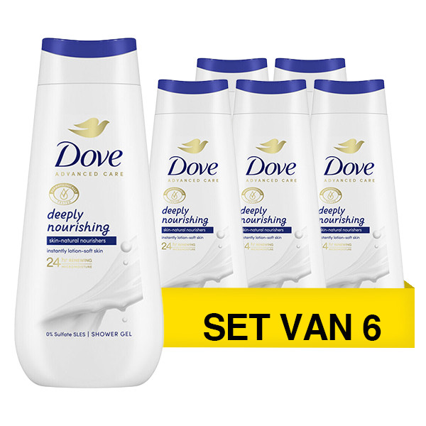 Aanbieding: Dove Advanced Care Deeply Nourishing (6 stuks - 225 ml) SDO00541 - 1