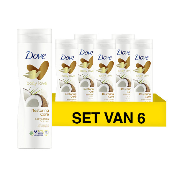 Dove Aanbieding: Dove Bodylotion Restoring Care (6 stuks - 250 ml)  SDO00363 - 1