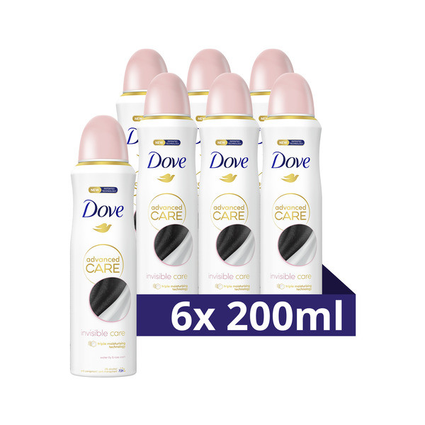 Dove Aanbieding: Dove Deodorant Invisible Care (6x 200 ml)  SDO00455 - 1