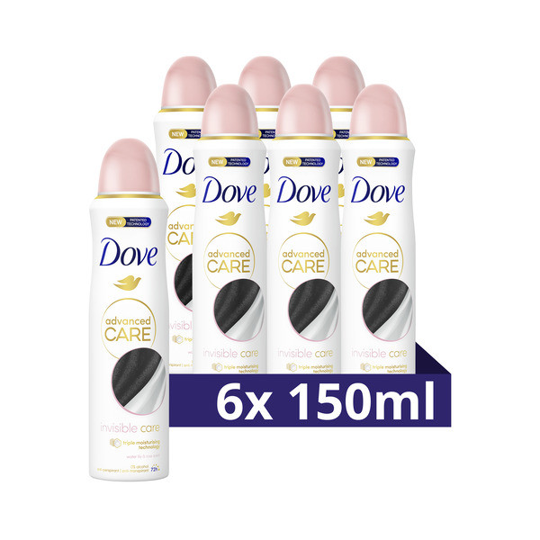Dove Aanbieding: Dove Deodorant Invisible care (6x 150 ml)  SDO00447 - 1