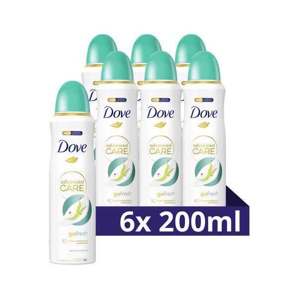 Dove Aanbieding: Dove Deodorant Pear Aloe Vera (6x 200 ml)  SDO00467 - 1