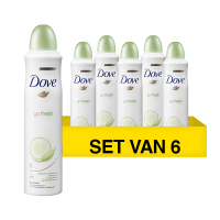 Dove Aanbieding: Dove Deodorant Spray Go Fresh Cucumber (6 stuks - 250 ml)  SDO00311