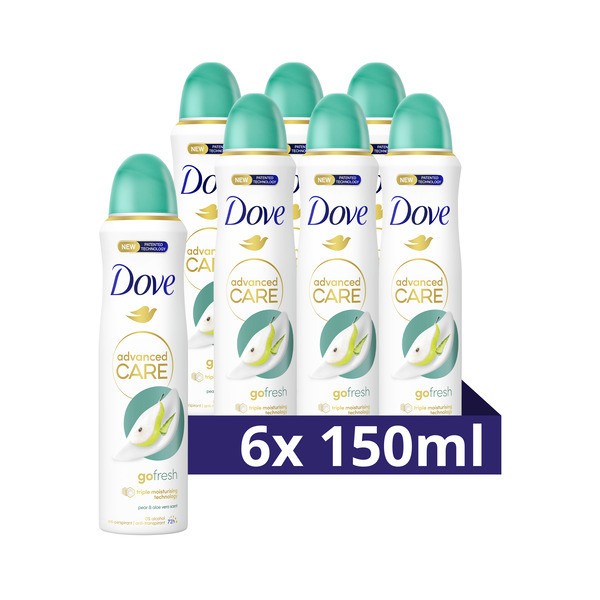 Dove Aanbieding: Dove Deodorant Spray Pear & Aloe Vera (6 stuks - 150 ml)  SDO00453 - 1