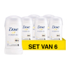 Aanbieding: Dove Deodorant Stick Invisible Dry (6 stuks - 40 ml)
