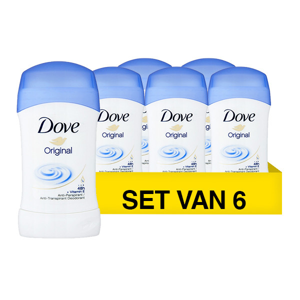 Dove Aanbieding: Dove Deodorant Stick Original (6 stuks - 40 ml)  SDO00485 - 1