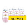 Aanbieding: Dove Deoroller Beauty Finish (6 stuks - 50 ml)