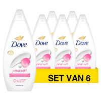 Aanbieding: Dove Douchecrème Petal Soft (6 stuks à 720 ml) SDO00600