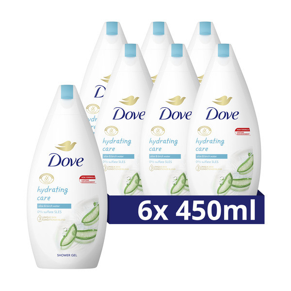 Dove Aanbieding: Dove Douchegel Hydrating Care (6x 450 ml)  SDO00411 - 1