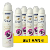 Aanbieding: Dove Go Fresh Acai Berry & Waterlily Deodorant Spray (6 stuks à 150 ml) SDO00686