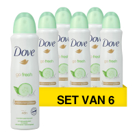 Aanbieding: Dove Go Fresh Cucumber and Green Tea Deodorant Spray (6 sprays -150 ml) SDO00499