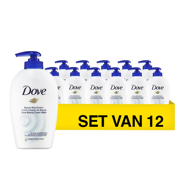 Dove Aanbieding: Dove Handzeep Original (12 stuks - 250 ml)  SDO00310 - 1