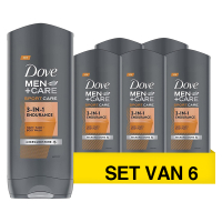 Aanbieding: Dove Men+Care Douchegel 3-in-1 Sport Care Endurance (6 stuks à 400 ml) SDO00594