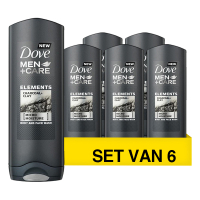 Aanbieding: Dove Men+Care Douchegel Charcoal & Clay (6 stuks à 400 ml) SDO00588