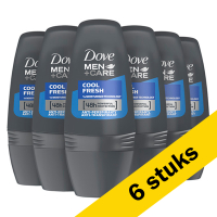 Dove Aanbieding: Dove Men+ Care Deodorant Roller Cool Fresh (6x 50 ml)  SDO00385