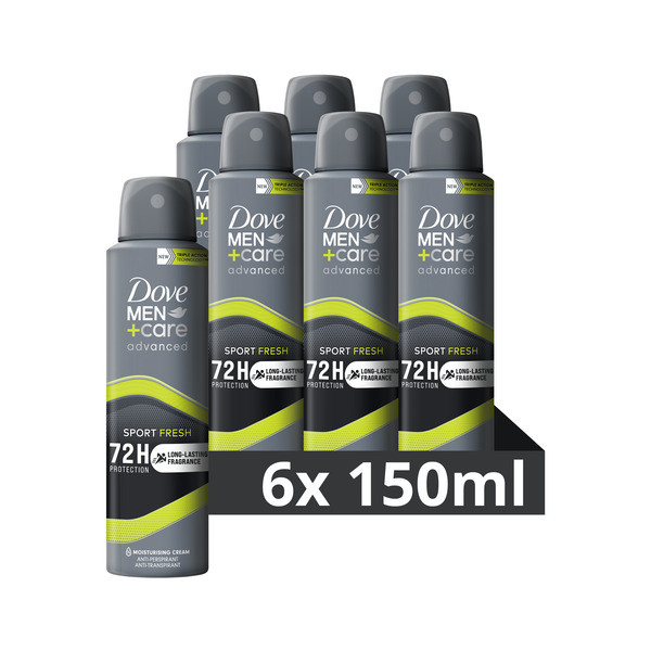 Dove Aanbieding: Dove Men+ Care Deodorant Sport Fresh (6x 150 ml)  SDO00387 - 1