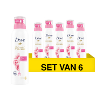 Dove Aanbieding: Dove Shower Foam Rose Oil (6 stuks - 200 ml)  SDO00421