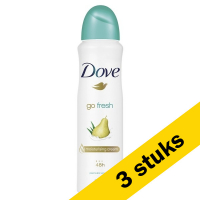 Aanbieding: Dove deodorant spray Go Fresh Peer & Aloe Vera (3 stuks - 150 ml) SDO00267