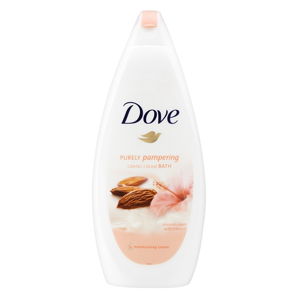 Dove Badcrème Almond Hibiscus (750 ml) Dove 123schoon.nl