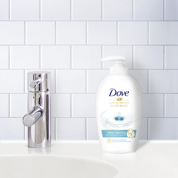 Dove Care & Protect handzeep met pomp (250 ml)  SDO00372 - 4