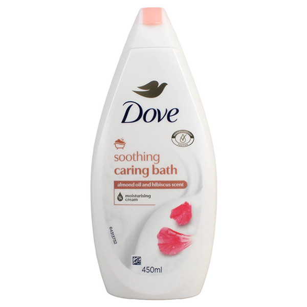 Dove Caring Bath Almond Badcrème (450 ml) SDO00607 - 1