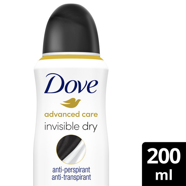 Dove Deodorant Invisible Dry (200 ml)  SDO00458 - 2