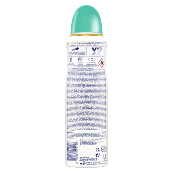 Dove Deodorant Pear Aloe Vera (200 ml)  SDO00466 - 3