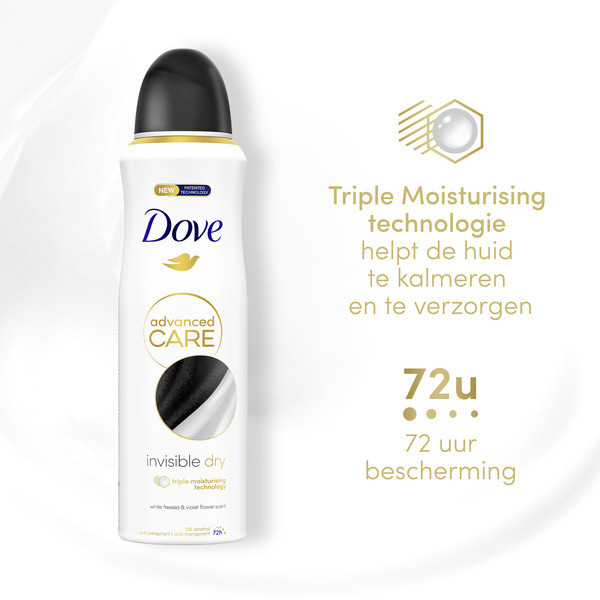 Dove Deodorant Spray Invisible Dry (200 ml)  SDO00458 - 4