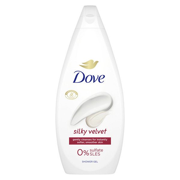 Dove Douchecrème Silky Velvet (720 ml) SDO00601 - 1