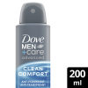 Dove Men+ Care Deodorant Clean Comfort (200 ml)  SDO00388 - 2