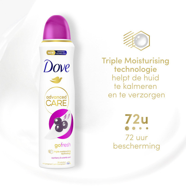 Dove deodorant Go Fresh Acai Berry & Waterlily (150 ml)  SDO00348 - 4
