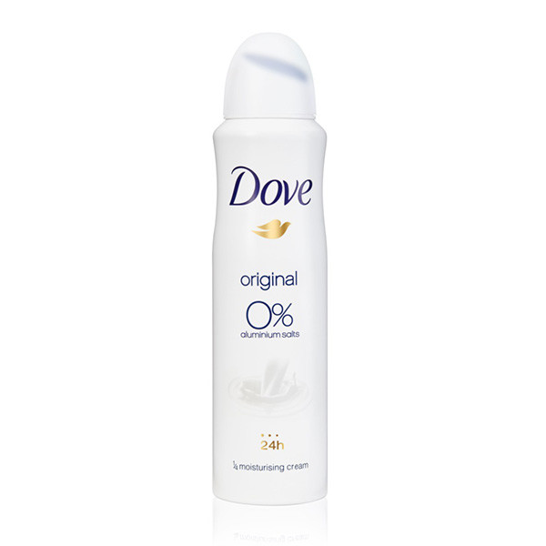Dove deodorant spray Original 0% (150 ml)  SDO00247 - 1