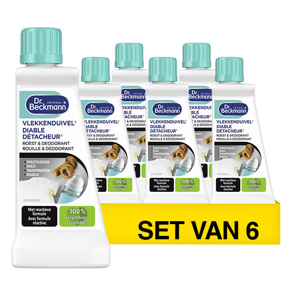 Aanbieding: Dr. Beckmann Vlekkenduivel Roest & Deodorant (6 stuks - 50 ml) SDR09274 - 1