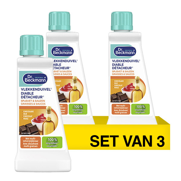 Aanbieding: Dr. Beckmann Vlekkenduivel Spijsvet & Sauzen (3 stuks - 50 ml) SDR09271 - 1