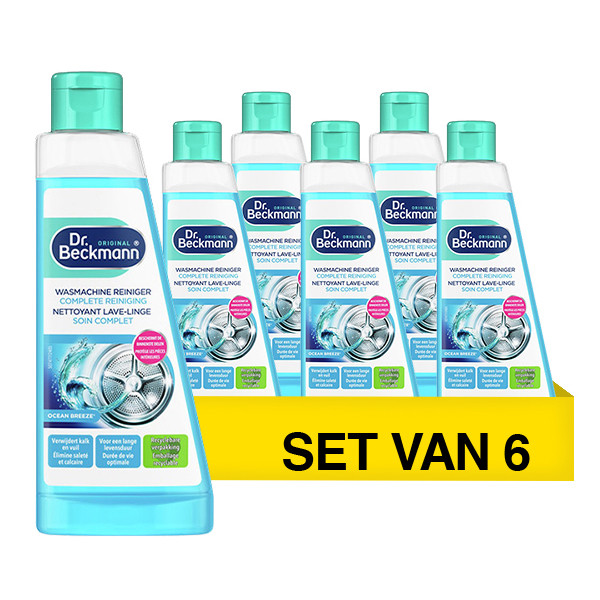 Aanbieding: Dr. Beckmann Wasmachine Reiniger Carbon (6 stuks - 250 ml) SDR09290 - 1