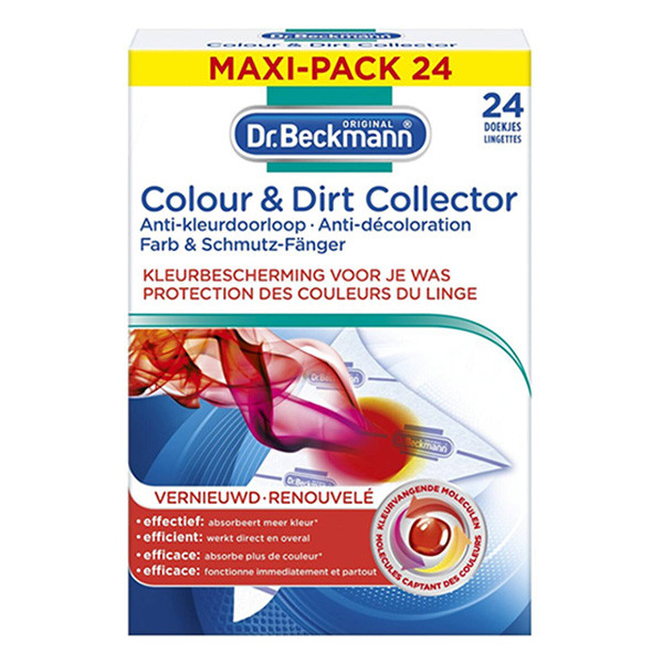 Dr. Beckmann Colour & Dirt Collector - Anti-kleurdoorloop doekjes (24 doekjes)  SDR05222 - 1