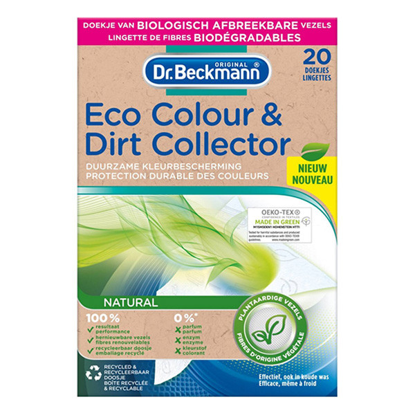 Dr. Beckmann Eco Anti-kleurdoorloop doekjes (20 doekjes)  SDR05228 - 1