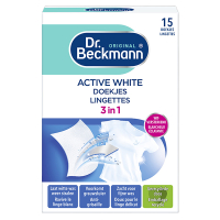 Dr. Beckmann Witte Was Doekjes Active White (15 stuks)