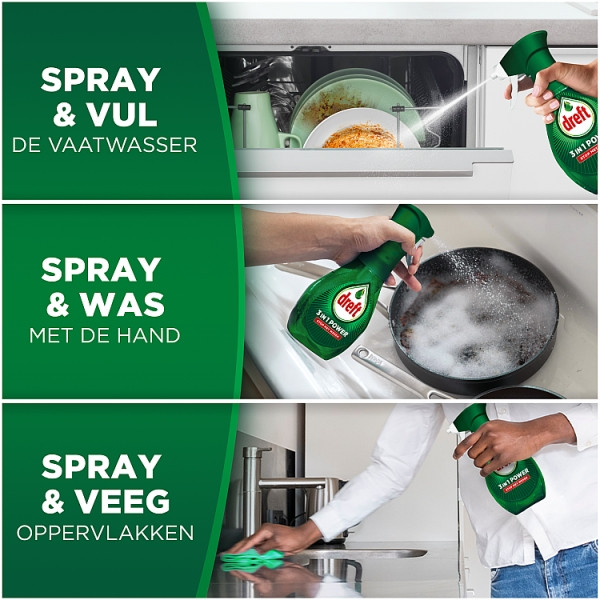 Dreft 3in1 Power Spray Citroen (500 ml) SDR07335 - 5