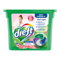 Dreft 4in1 Caps Vleugje Roze (16 wasbeurten) SDR00572