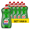 Aanbieding: Dreft Afwasmiddel Original Extra Hygiene (9 flessen - 1,2 liter) SDR06198 - 1