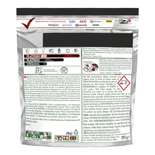 Aanbieding: Dreft All-in-One Platinum Plus Anti-Matt Vaatwastabletten Lemon (114 vaatwasbeurten) SDR07393 - 3