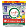 Dreft Aanbieding: Dreft All-in-One Platinum vaatwastabletten Lemon (258 vaatwasbeurten)  SDR05194