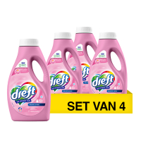 Aanbieding: Dreft Delicate & Wool Vloeibaar Wasmiddel | 945 ml | 4 flessen - 84 wasbeurten) SDR08714