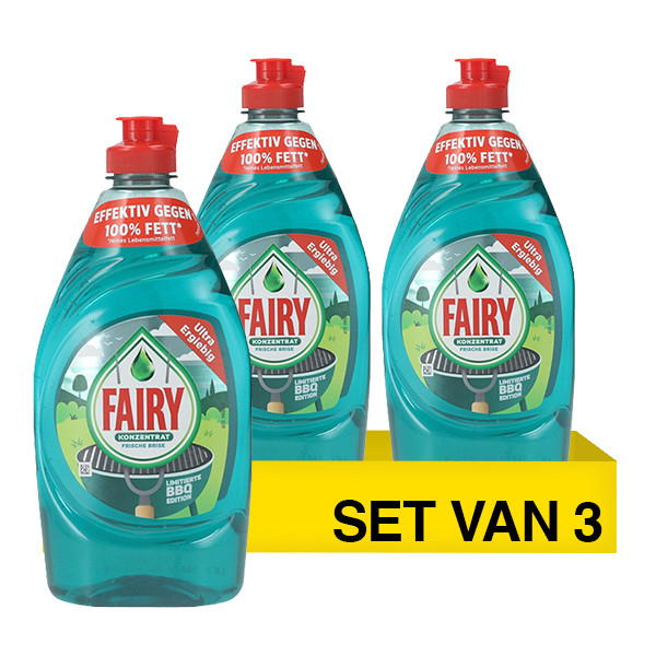 Aanbieding: Dreft Fairy Afwasmiddel Fresh Breeze (3 flessen - 450 ml) SDR09359 - 1