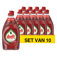 Dreft Aanbieding: Dreft Fresh & Clean Afwasmiddel Granaatappel (10 flessen - 340 ml)  SDR06316