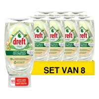 Dreft Aanbieding: Dreft Max Power Afwasmiddel Bergamot (8 flessen - 370 ml)  SDR06312