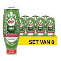 Aanbieding: Dreft Max Power Afwasmiddel Original (8 stuks à 730 ml) SDR07449